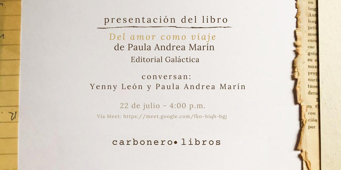 Presentación del libro Del amor como viaje
