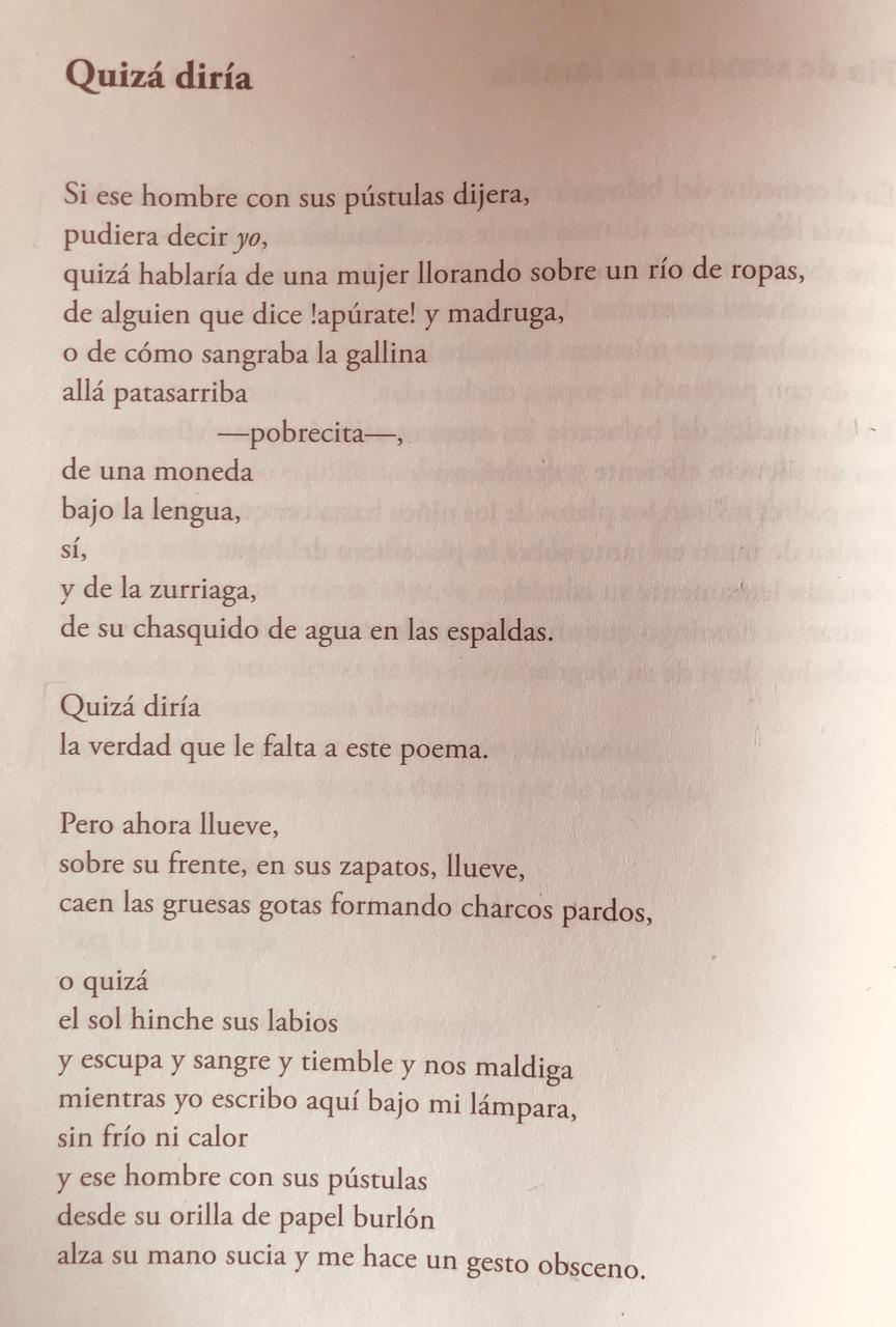 La violencia y el decir poético