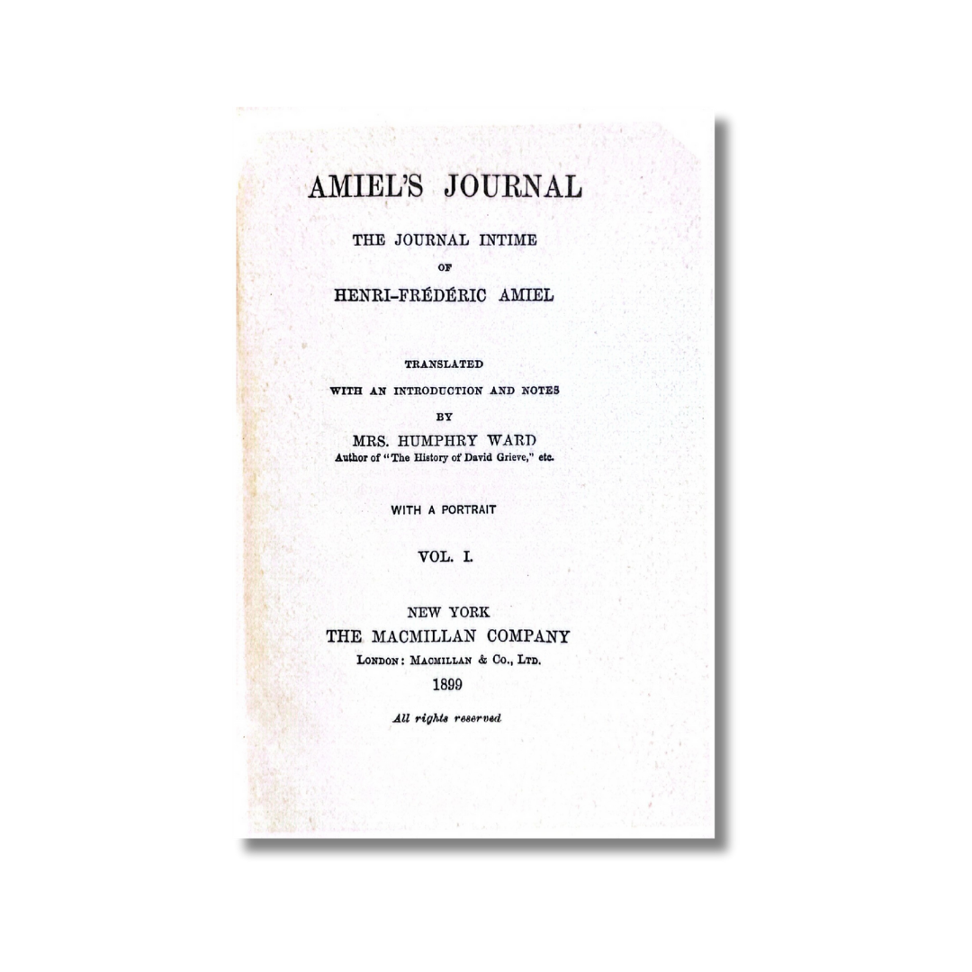 Amiel´s journal