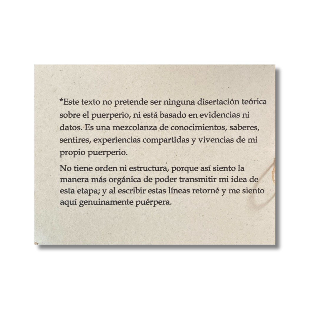 Anotaciones puérperas