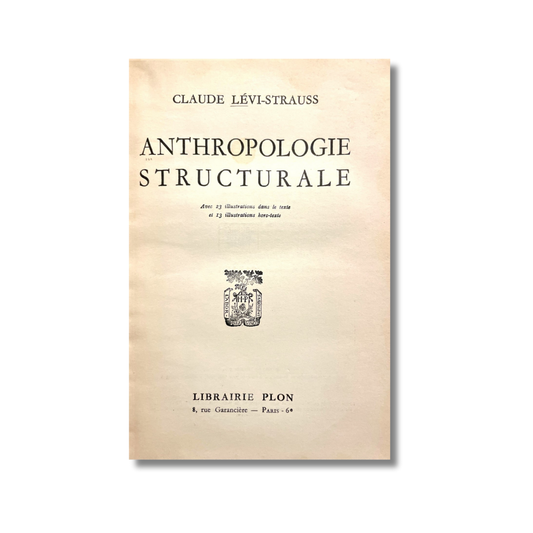 Anthropologie structurale