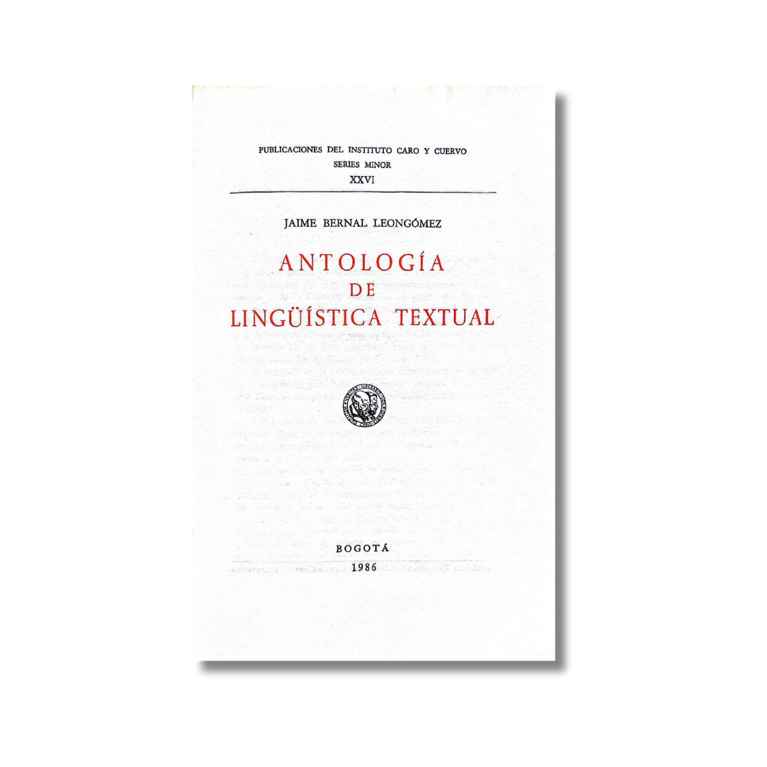 Antología de lingüística textual