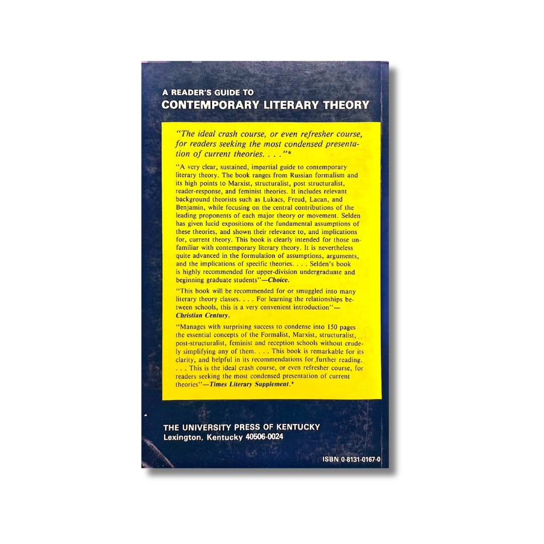 A reader's guide to contemporary literary theory