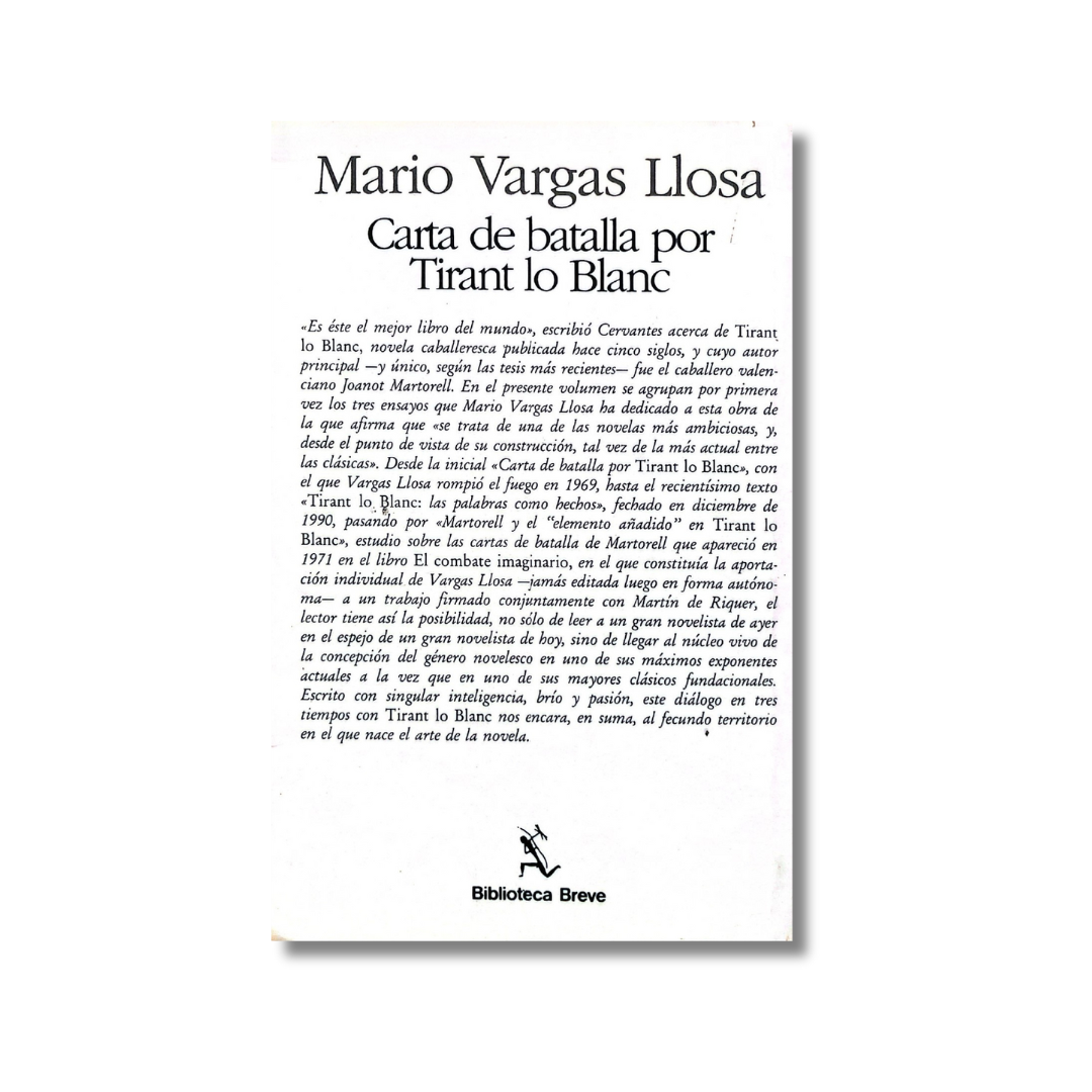 Carta de batalla por Tirant lo Blanc