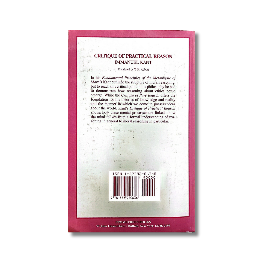 Critique of practical reason