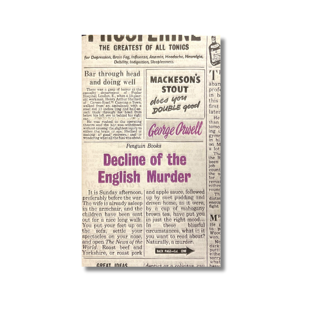 Decline of the English murder