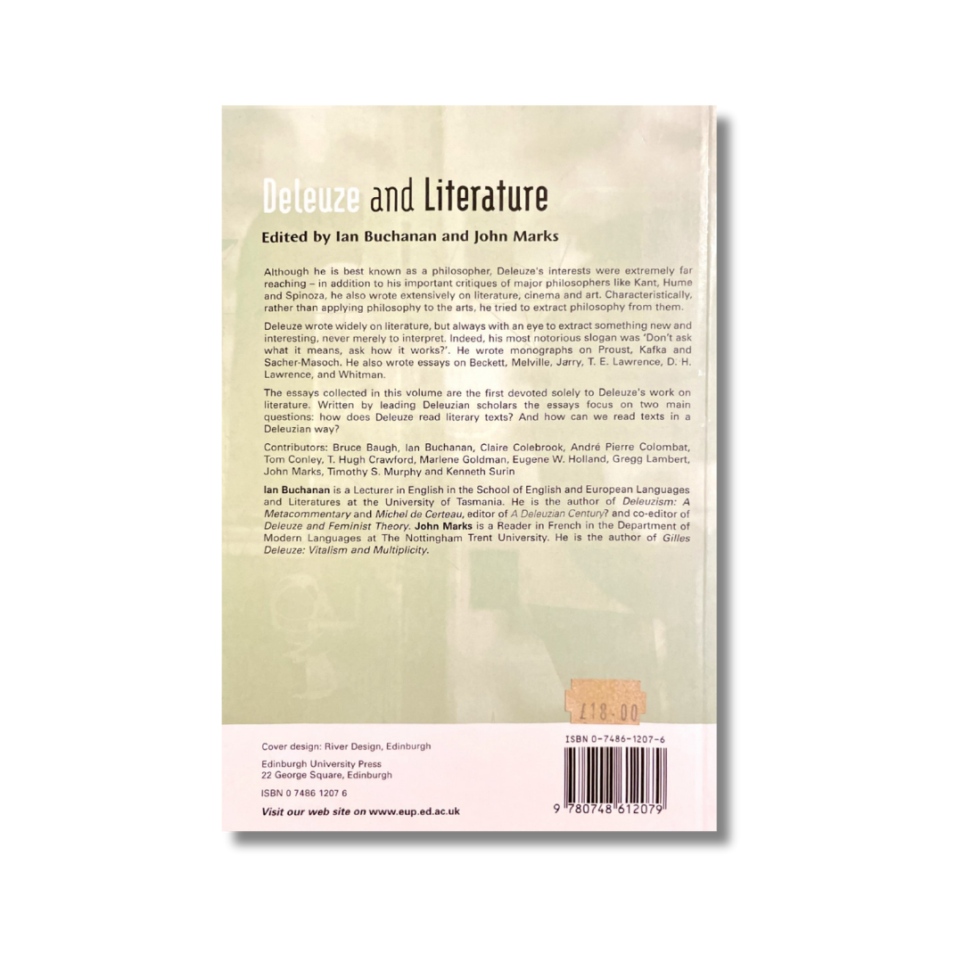 Deleuze and literature