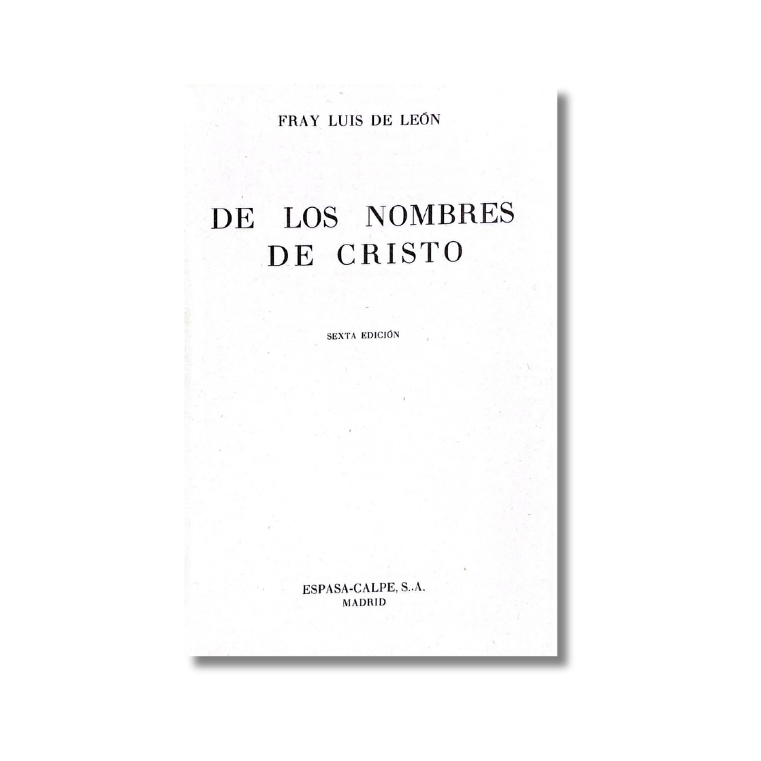 De los nombres de Cristo