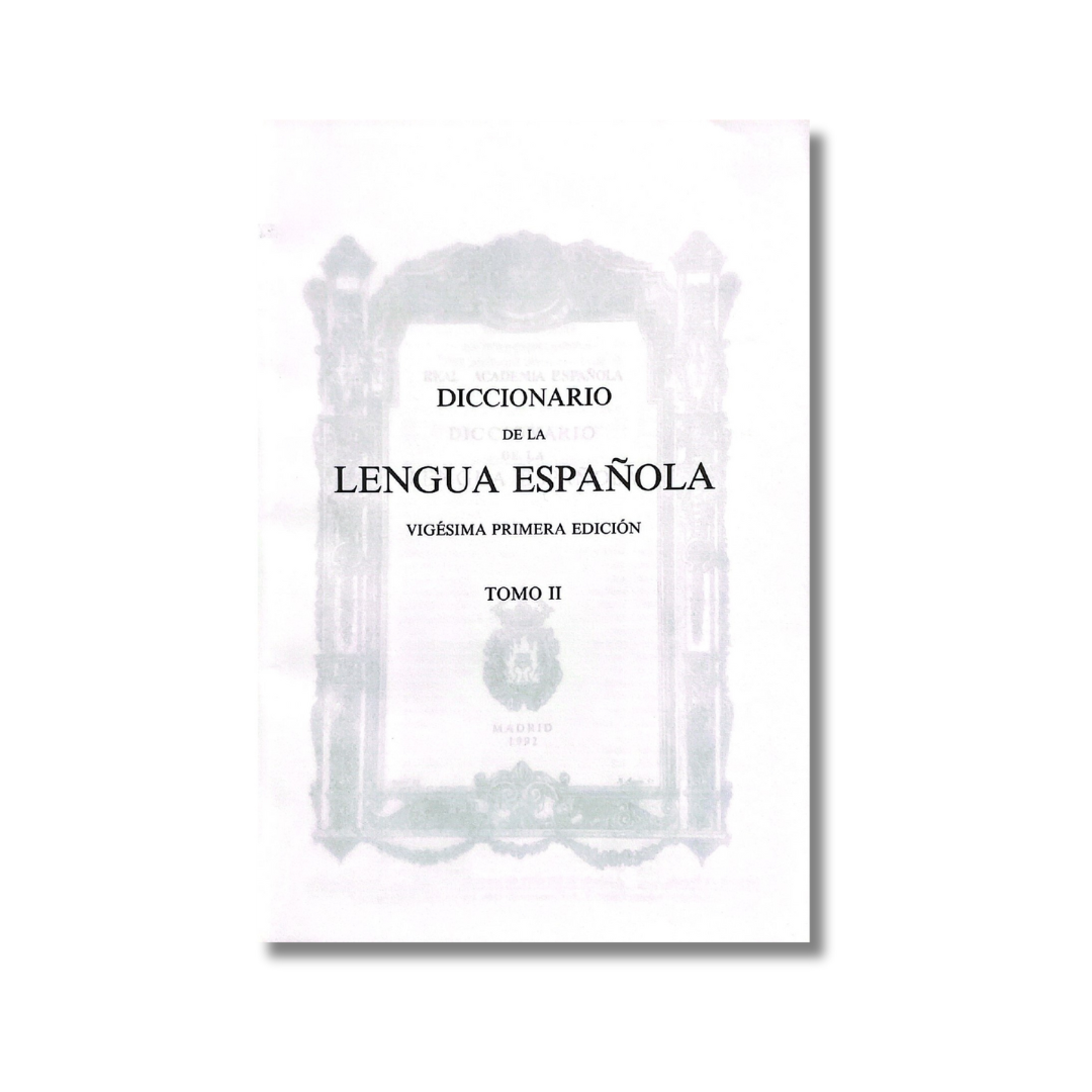 Diccionario de la lengua española