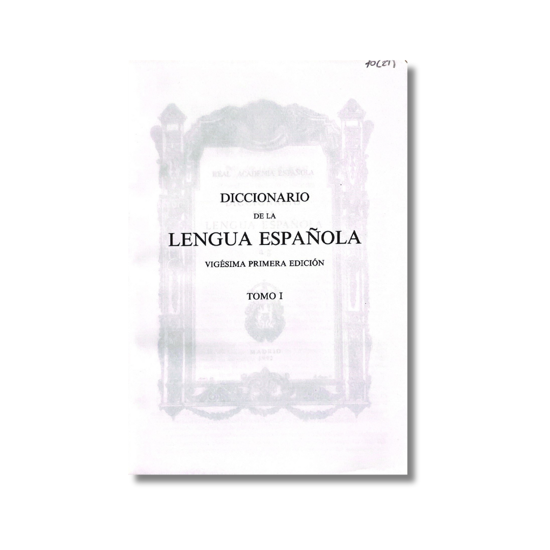 Diccionario de la lengua española