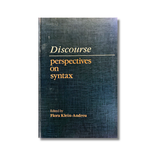 Discourse perspectives on syntax