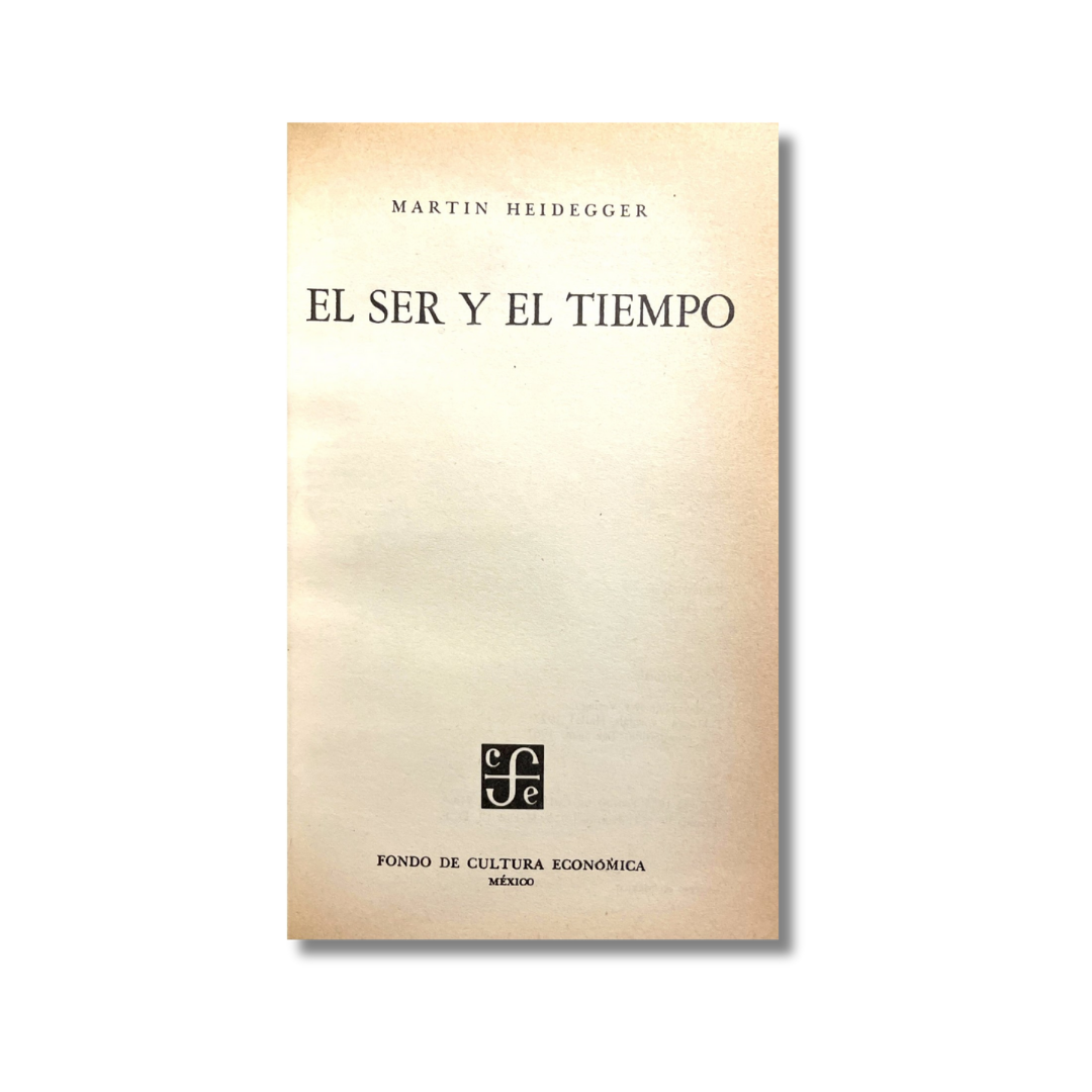 El ser y el tiempo