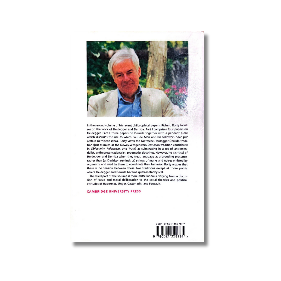 Essays on Heidegger and others