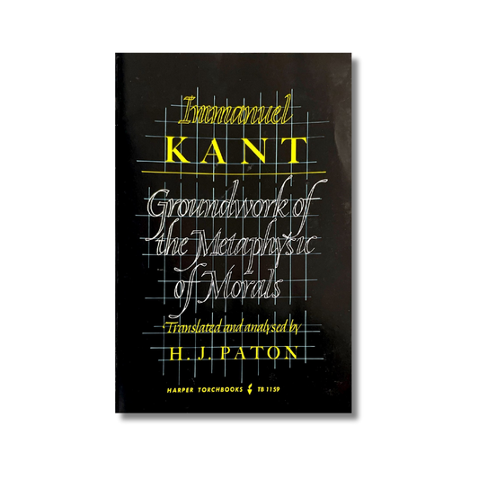 Groundwork of the metaphysic of morals