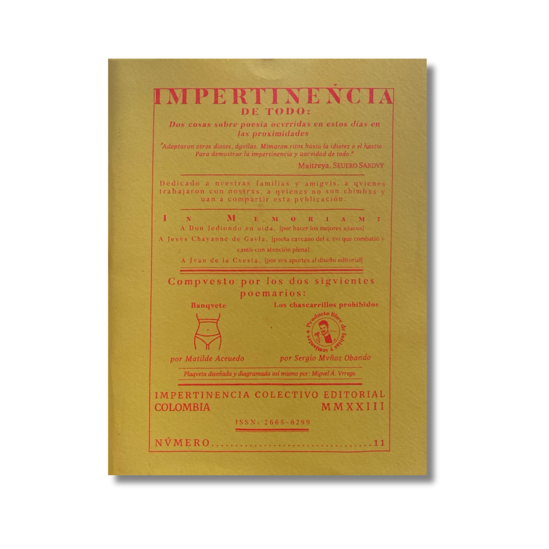 Impertinencia de todo 11