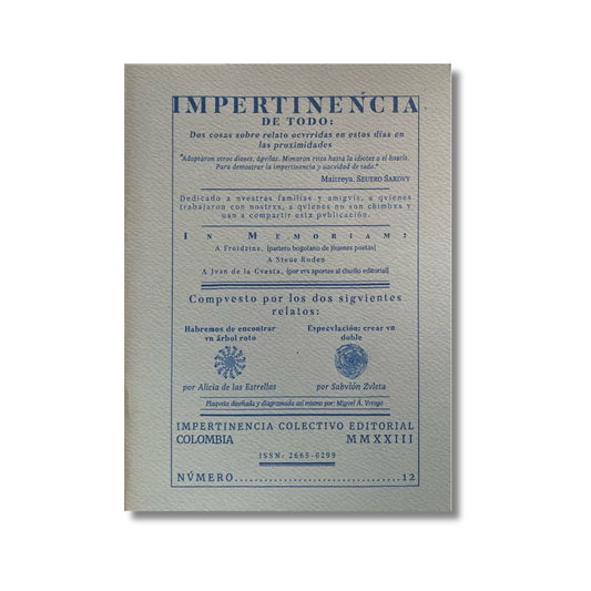 Impertinencia de todo 12