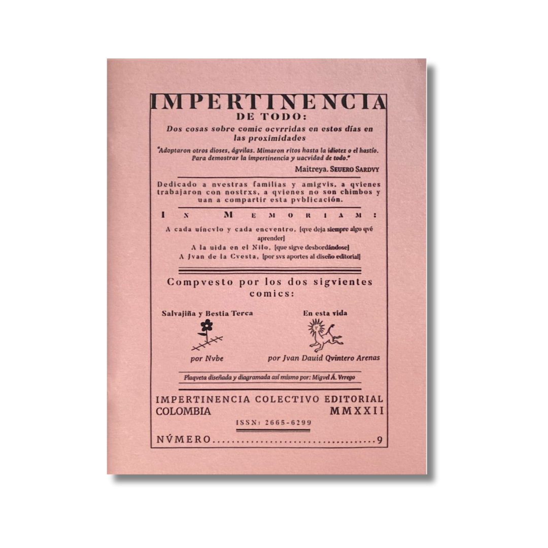 Impertinencia de todo 9