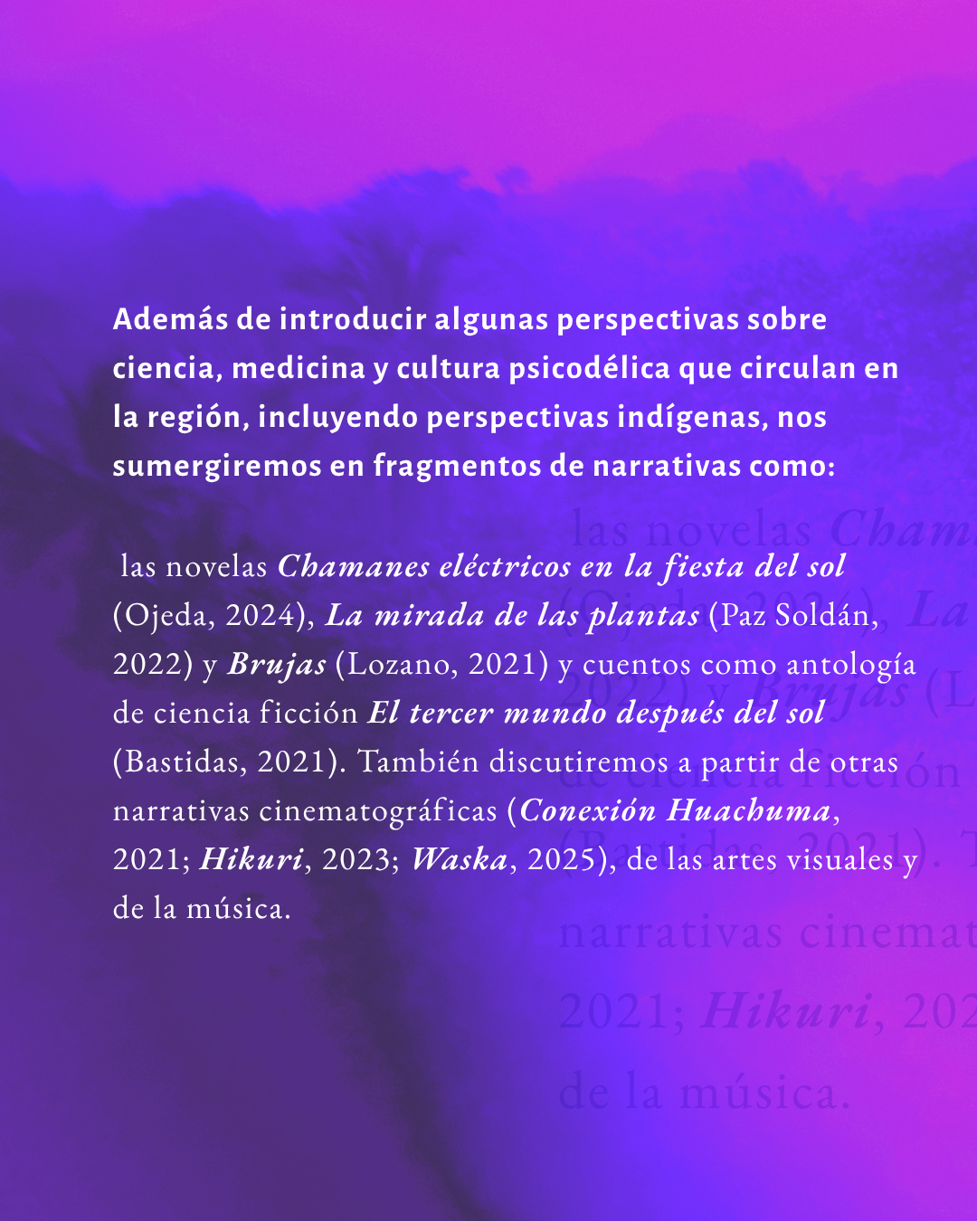 curso: la mirada psicodélica