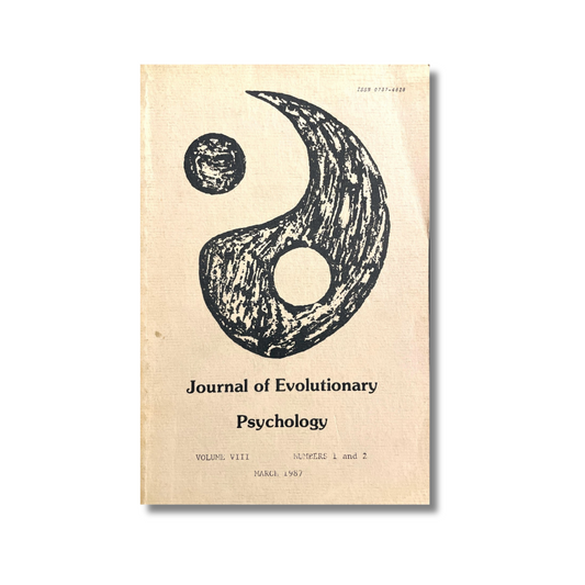Journal of evolutionary psychology (Vol VIII Number 1 and 2)