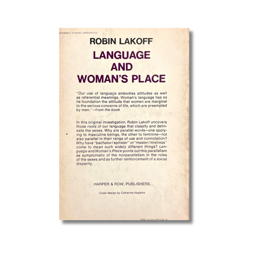 Language and woman´s place