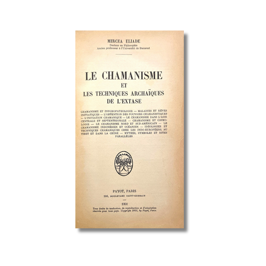Le chamanisme et les techniques archaïque de l´extase