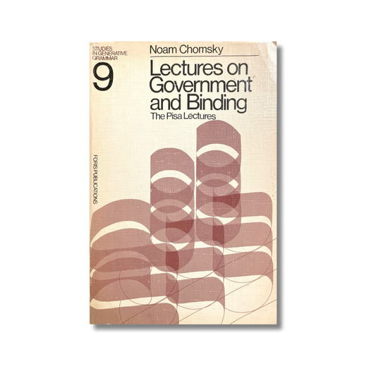 Lectures on government and binding