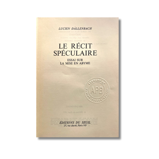Le récit spéculaire