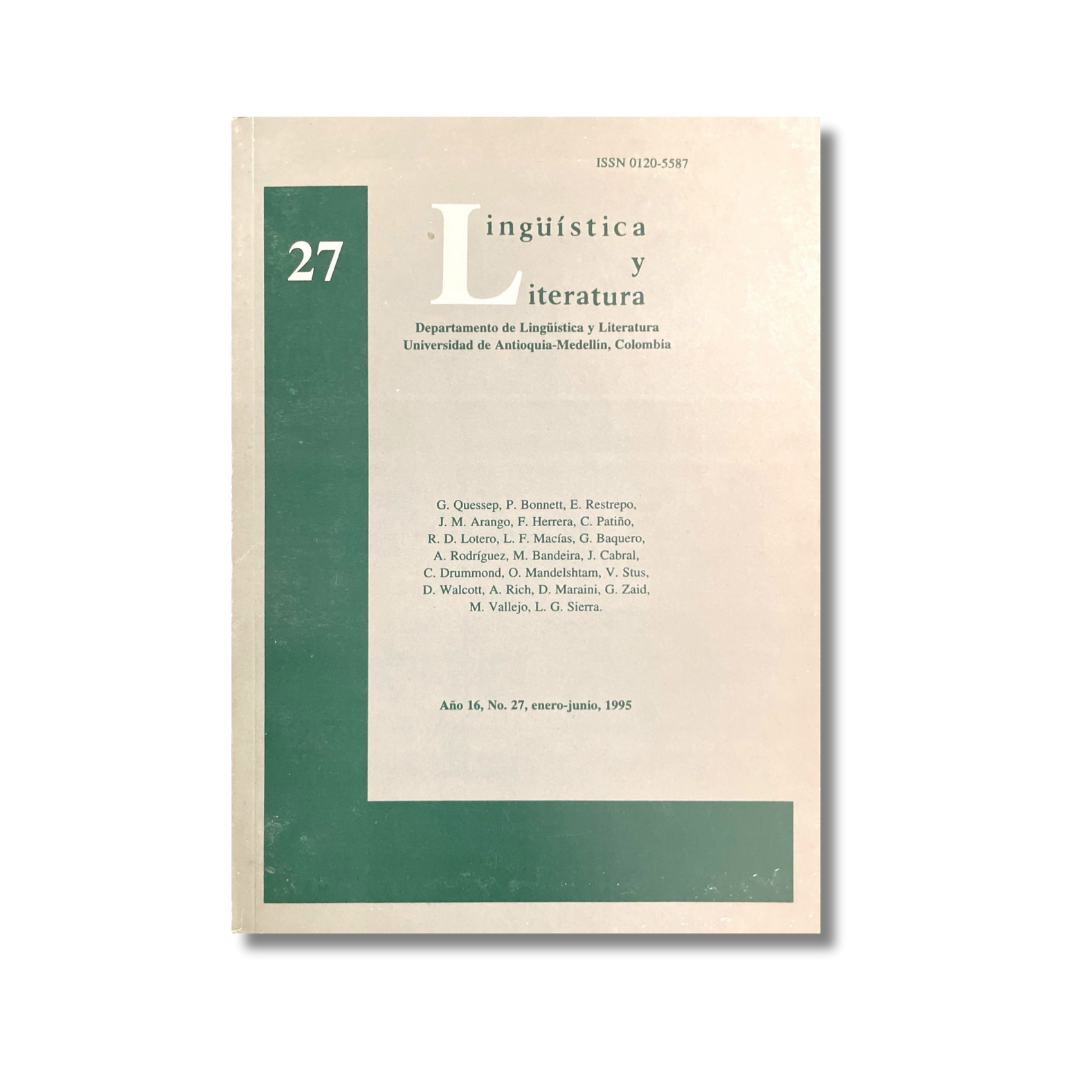 Lingüística y Literatura (revista) Nª27