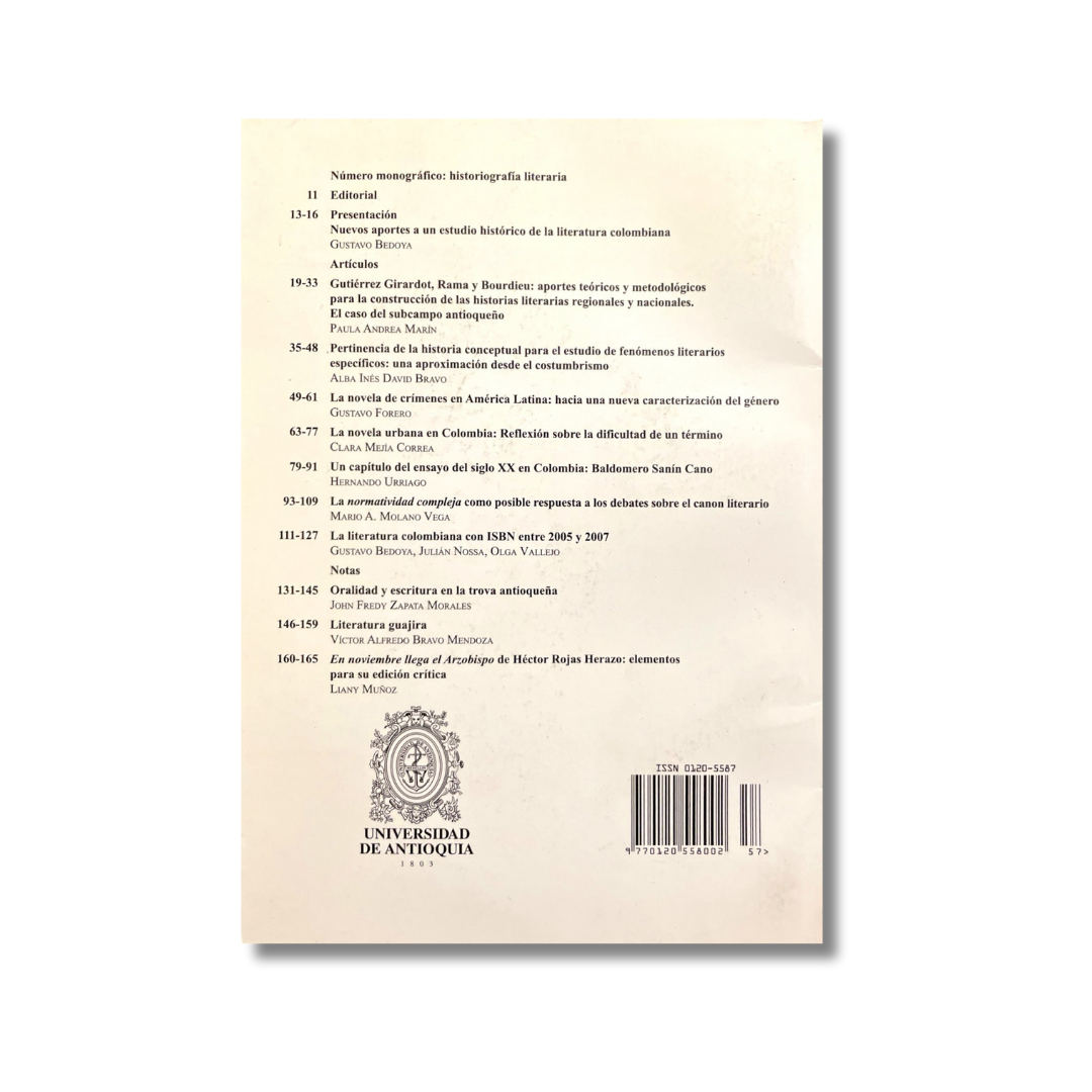 Lingüística y Literatura (revista) Nª57