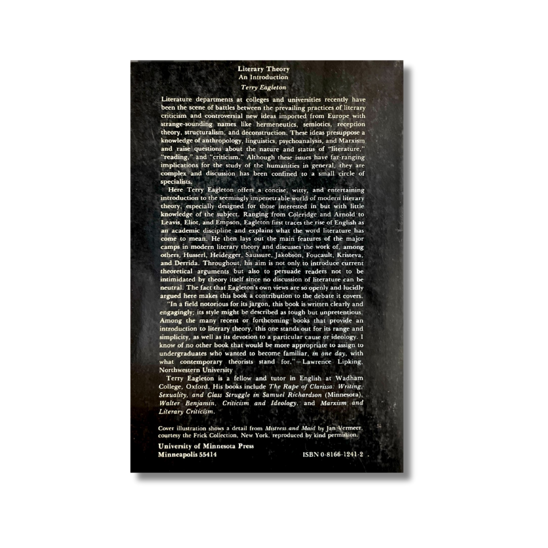 Literary theory An introduction