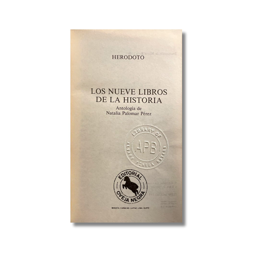 Los nueve libros de la historia