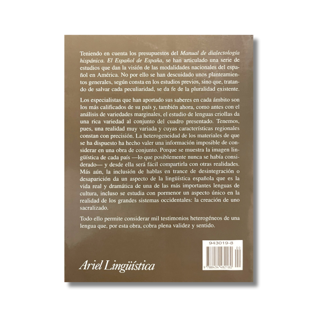 Manual de dialectología hispánica. El español de América