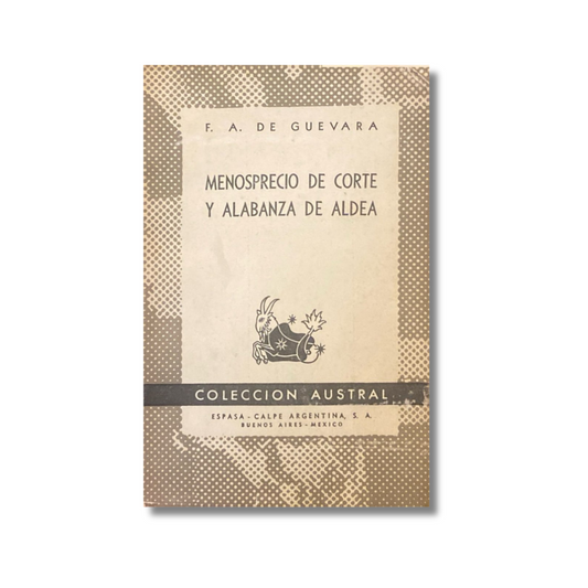 Menosprecio de corte y alabanza de aldea