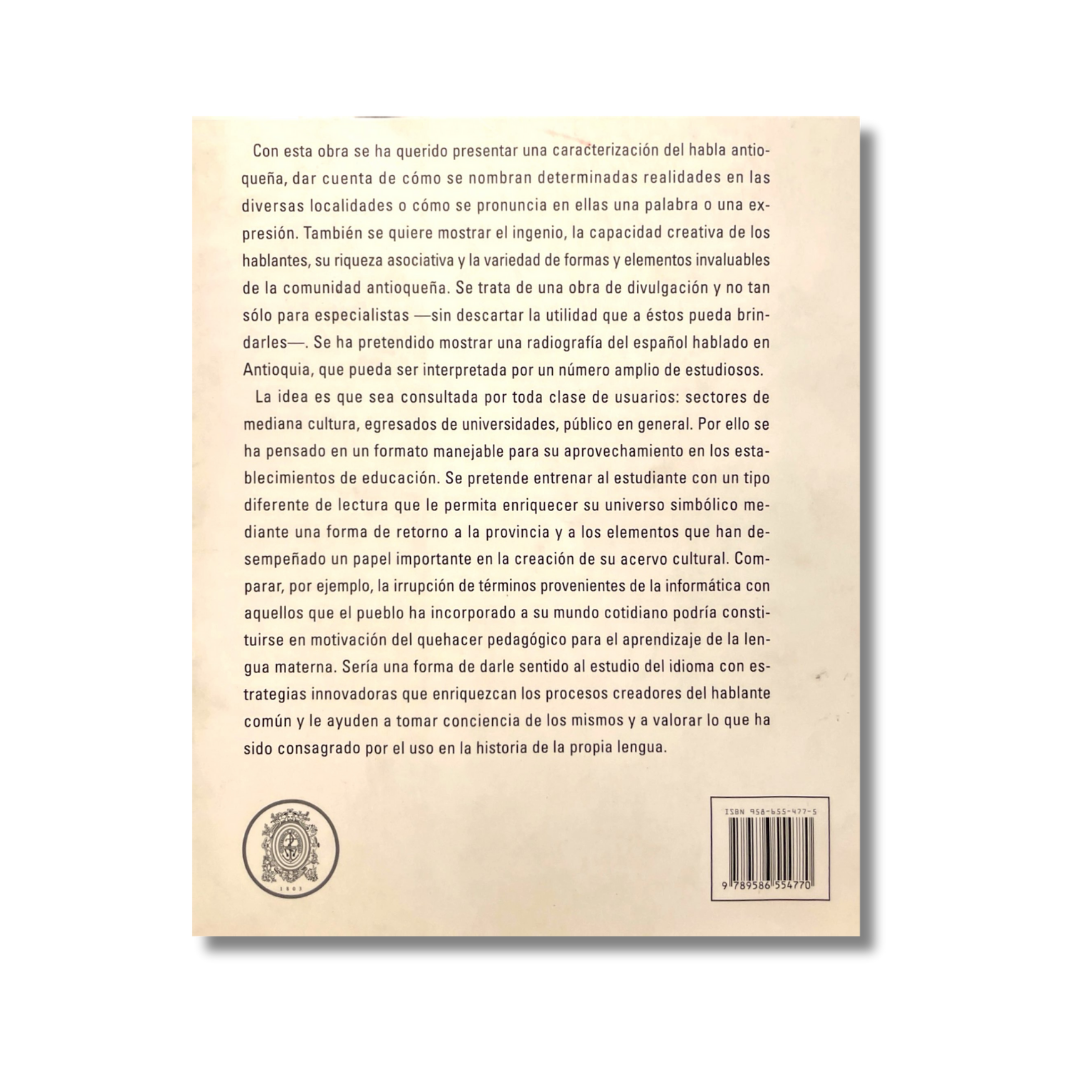 Muestra antológica del Atlas lingüístico de Antioquia