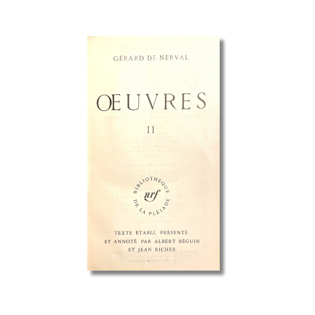 Oeuvres