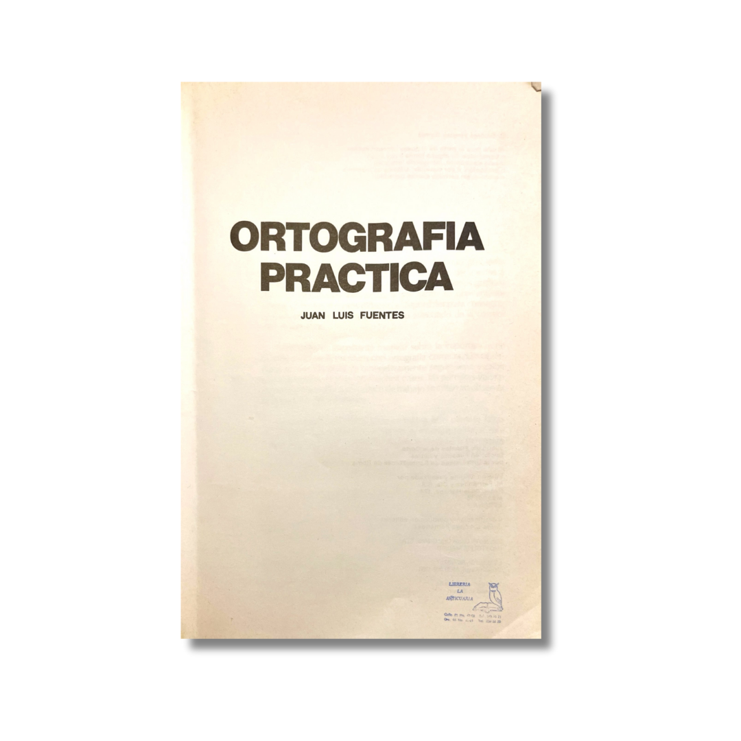 Ortografía práctica
