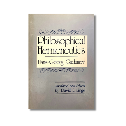 Philosophical hermeneutics