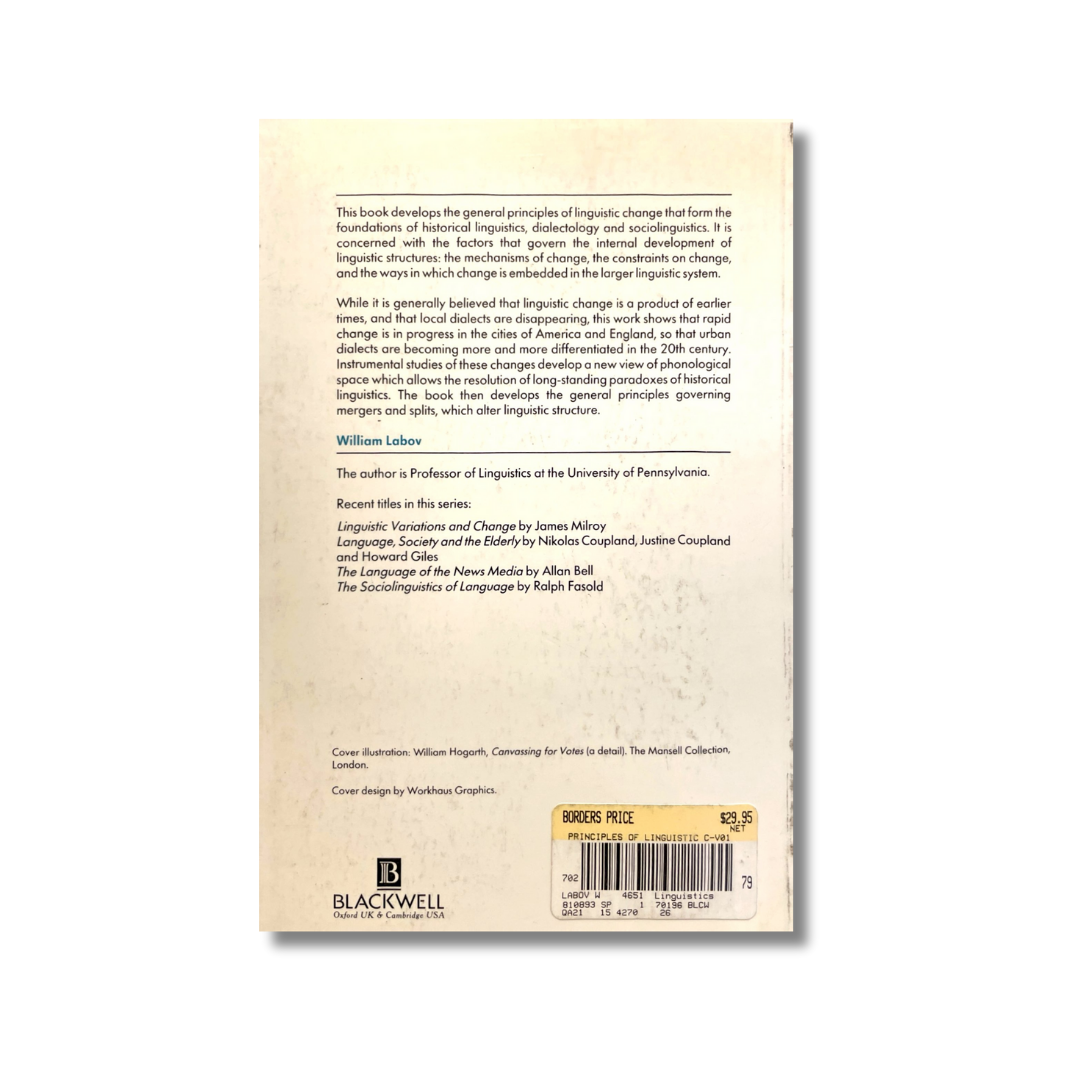 Principles of linguistic change