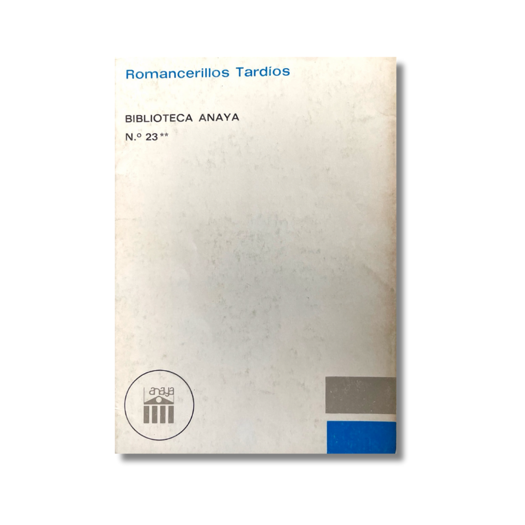Romancerillos tardíos
