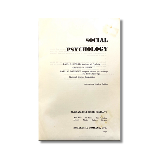 Social psychology