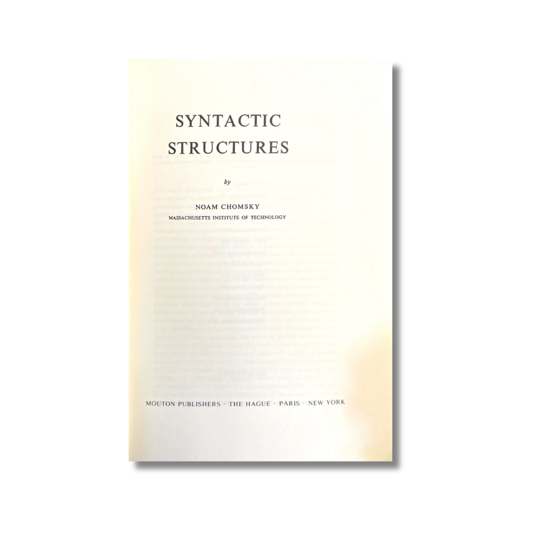 Syntactic structures