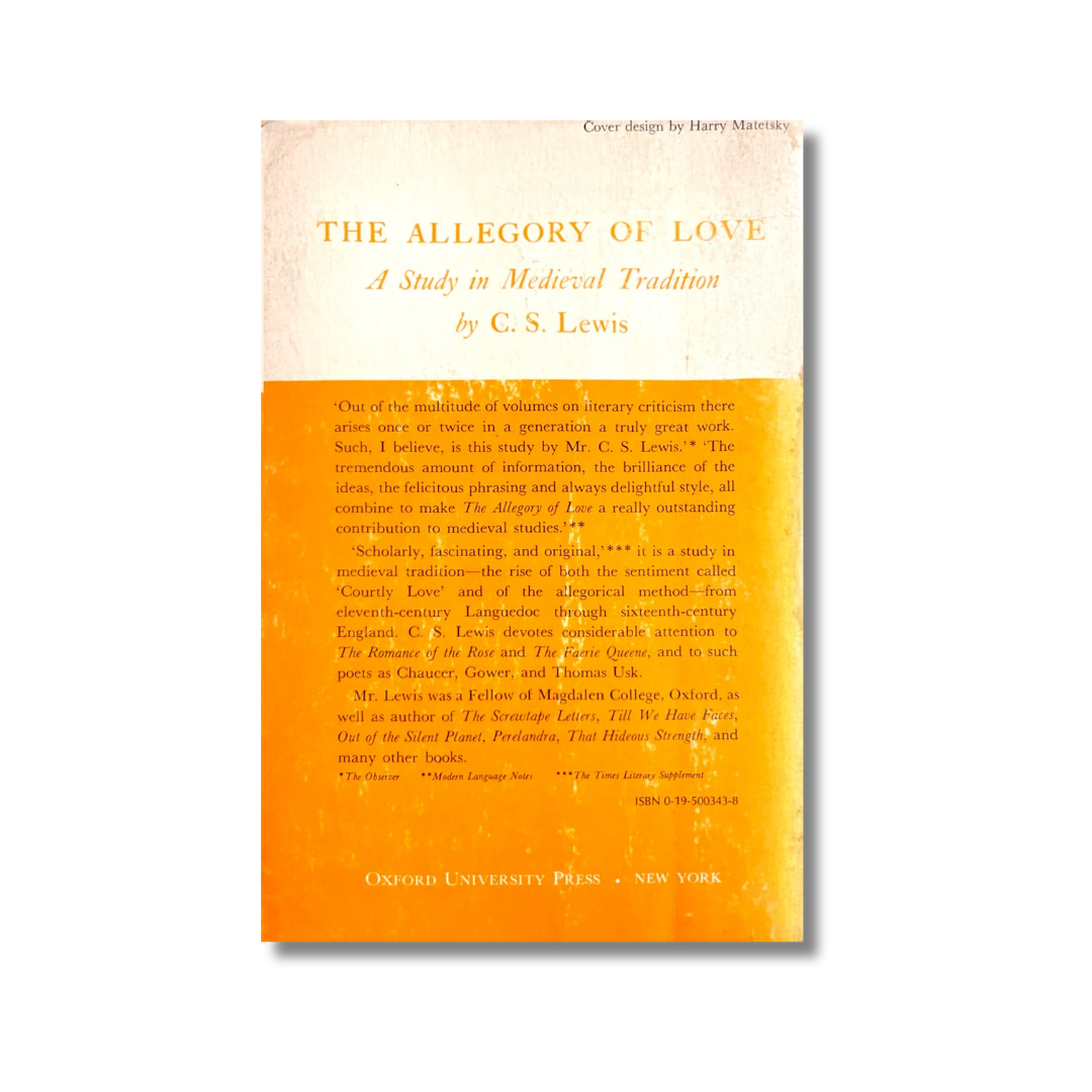 The allegory of love