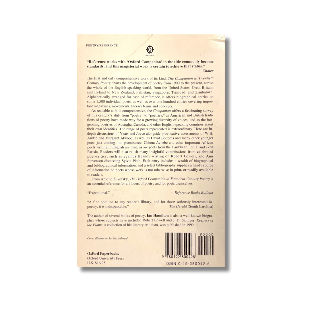 The Oxford companion to Twentieth-century poetry