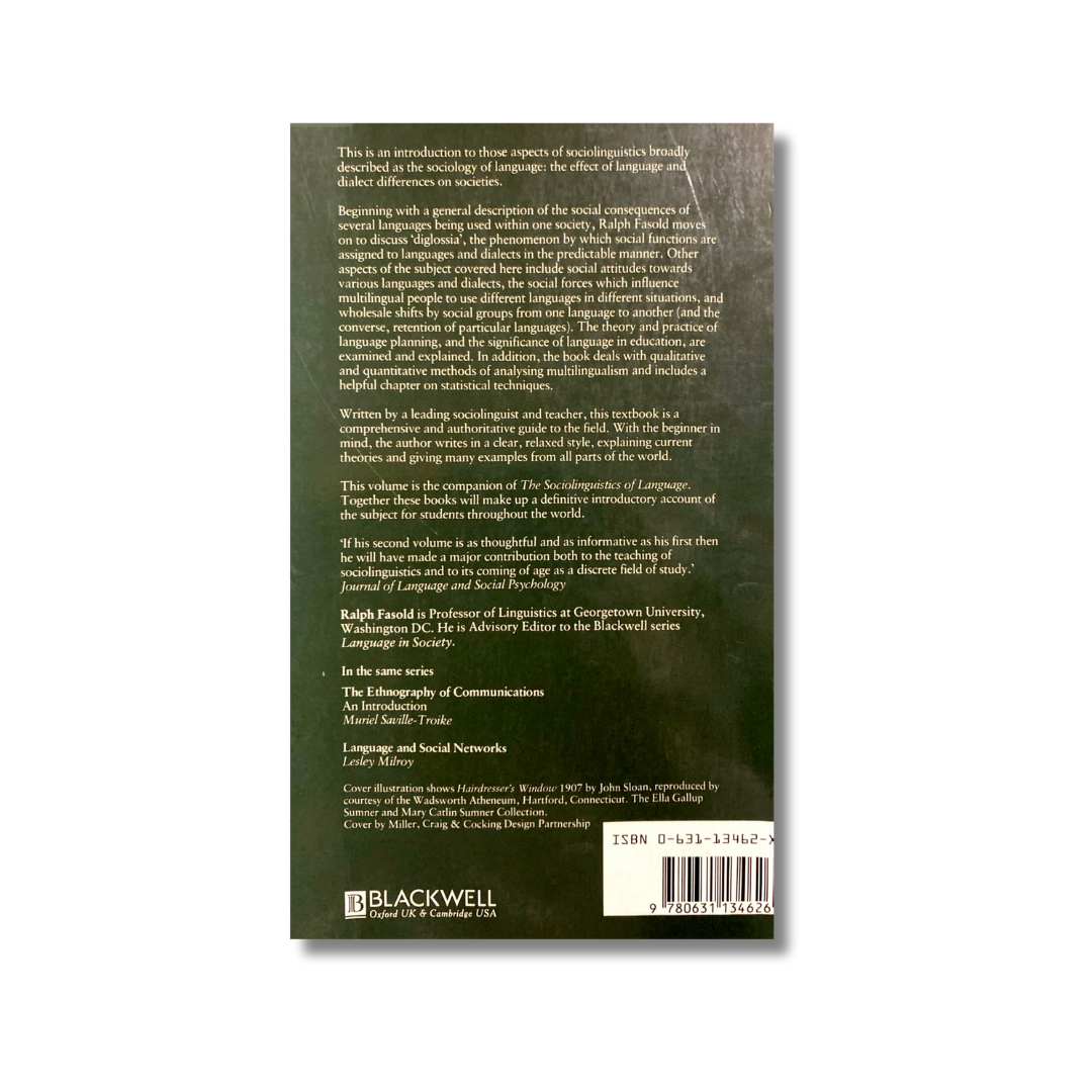 The sociolinguistics society