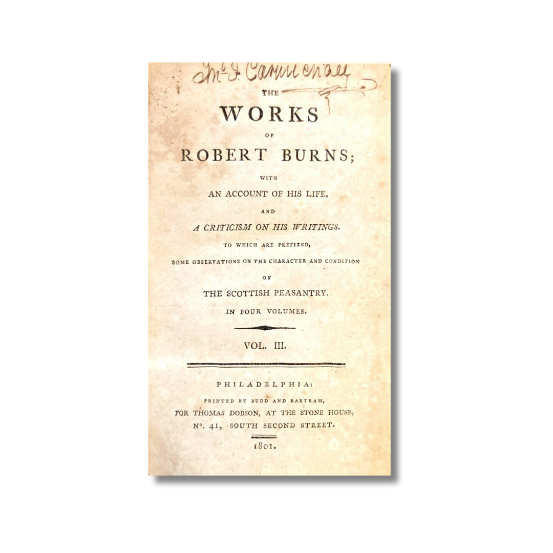 The works of Robert Burns