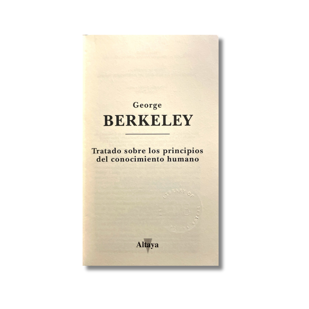 Tratado sobre los principios del conocimiento humano