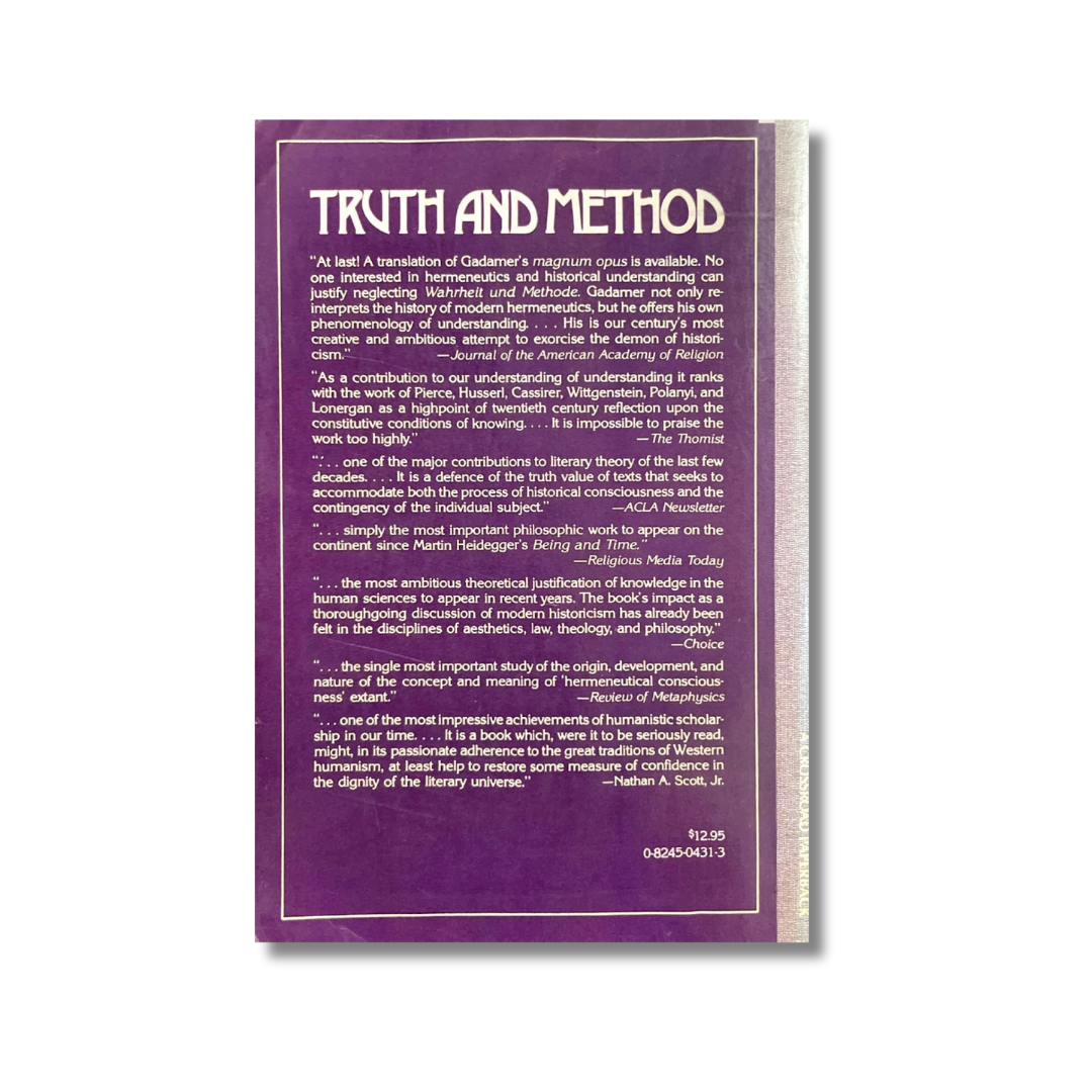 Truth and method