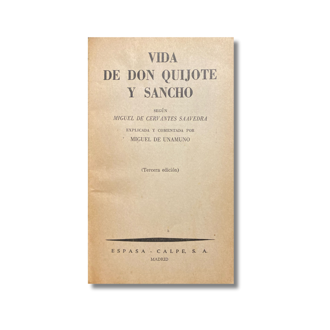 Vida de Don Quijote y Sancho