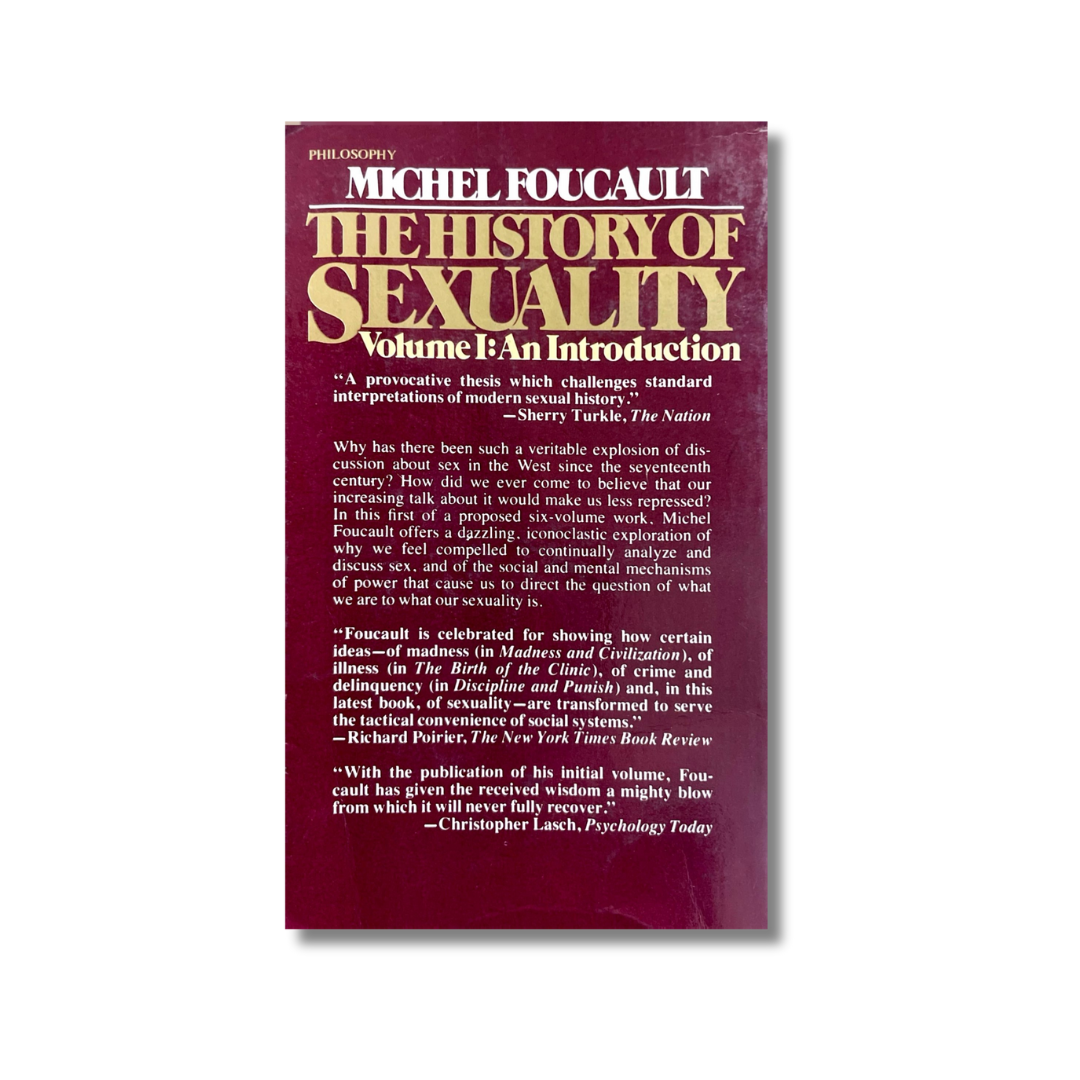 The history of sexuality 1