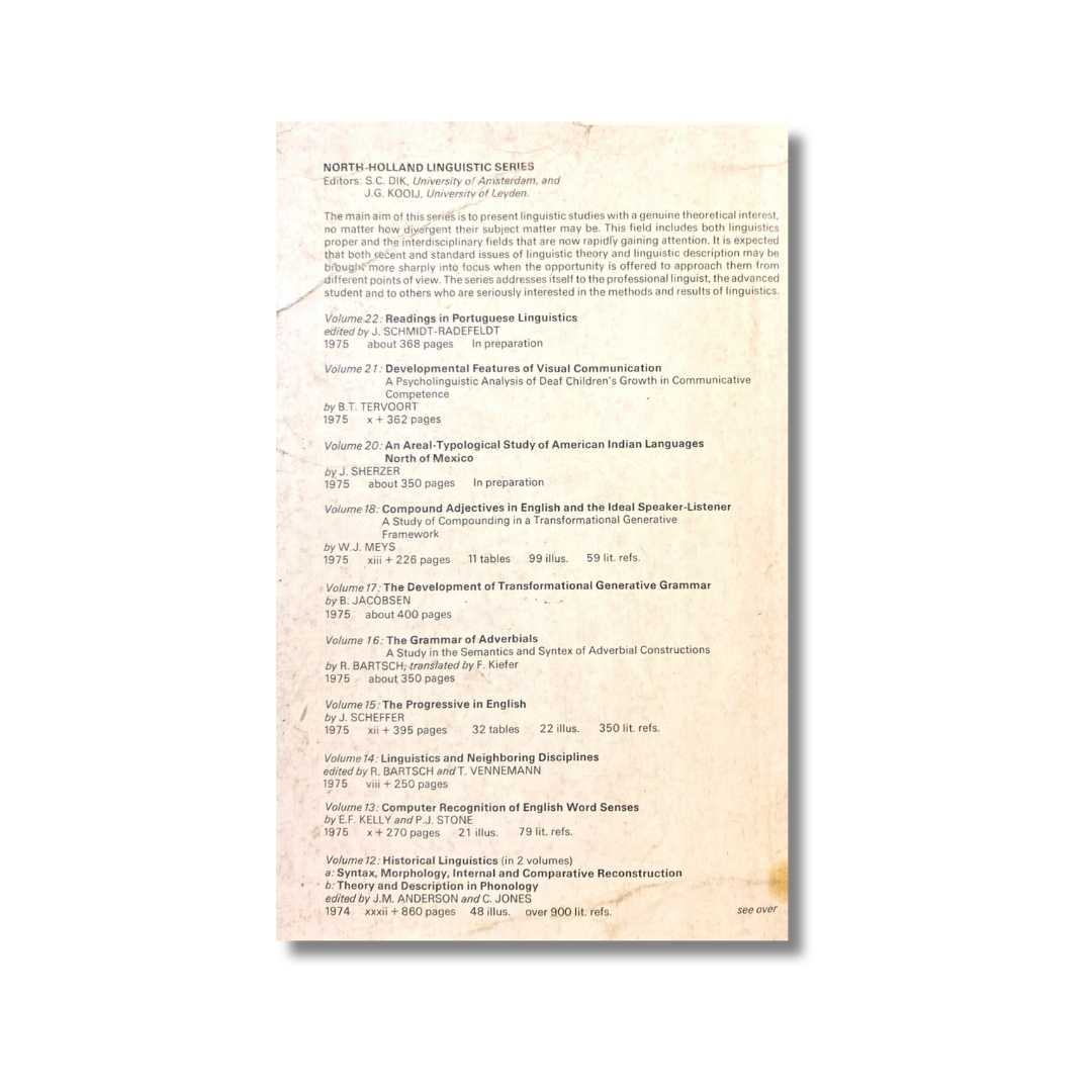 The role of theory in linguistic analysis